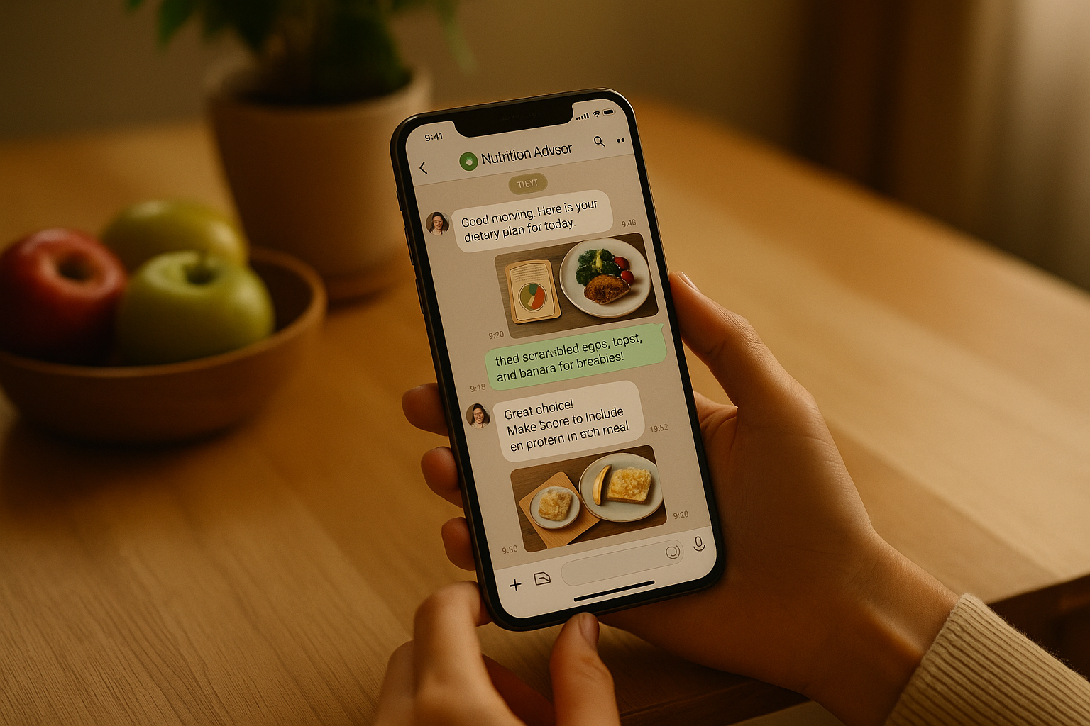 オンライン栄養コーチング開始のイメージ