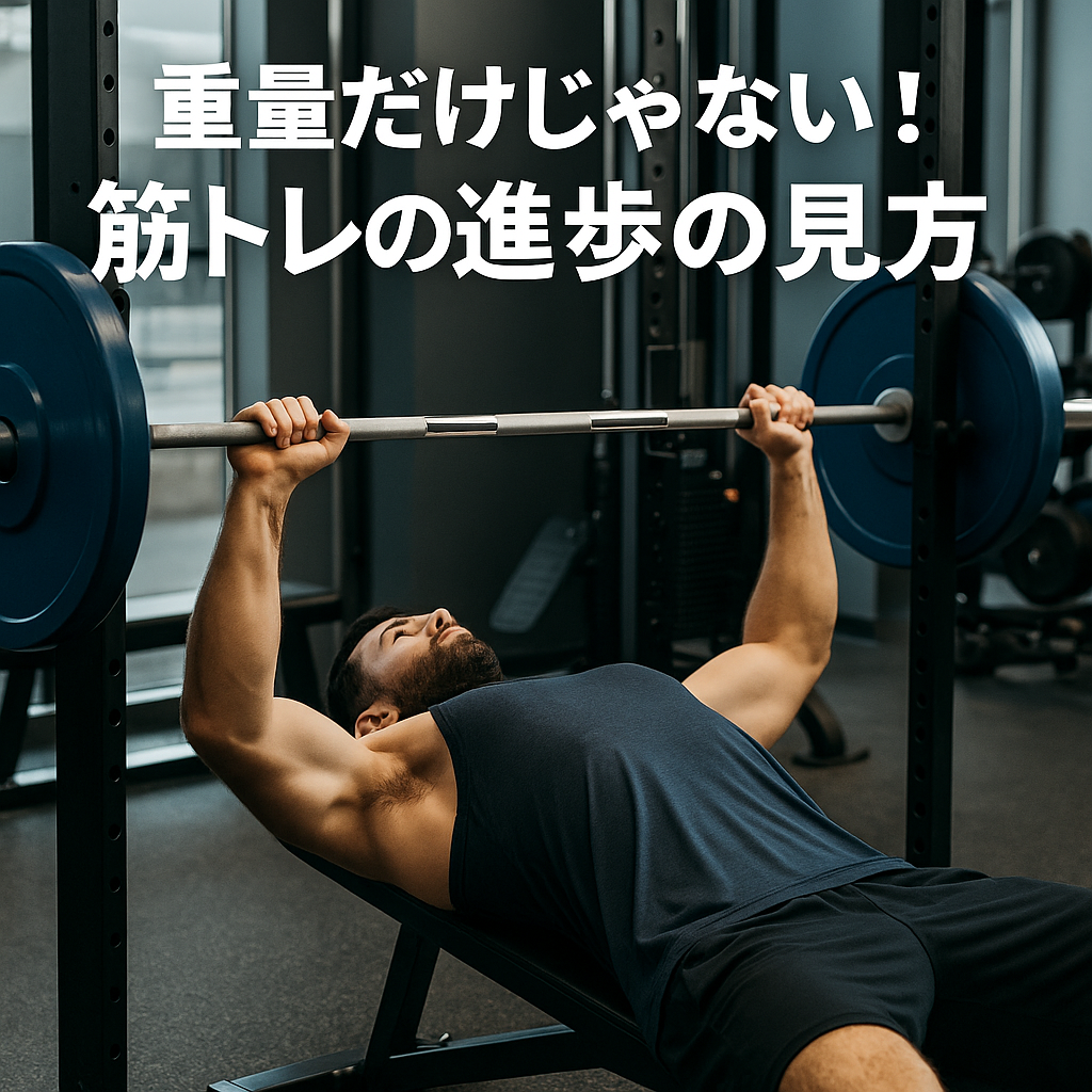 重量だけじゃない!筋トレの進歩の見方 chatgpt image 2025年9月9日 17 45 13