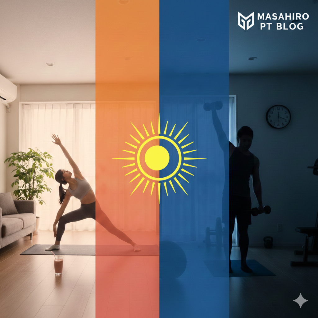 朝トレと夜トレ、どっちが筋肉に効くの? gemini generated image 5gmbt35gmbt35gmb